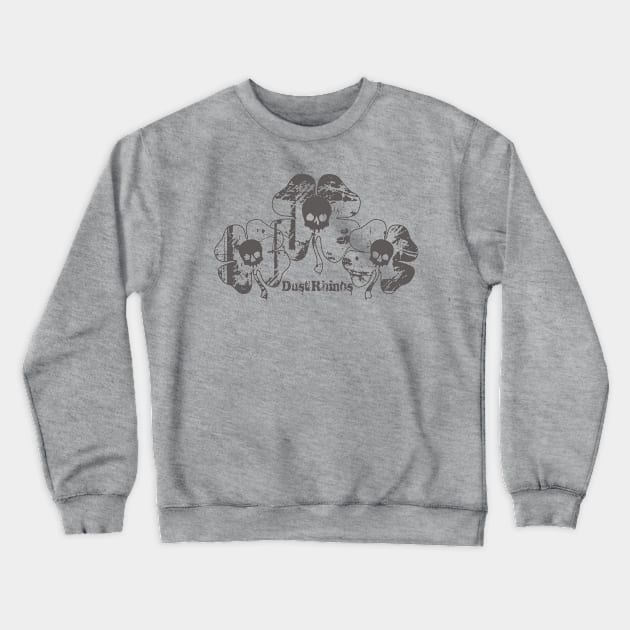 DR Skulls Trio dk Crewneck Sweatshirt by Dust Rhinos Swag Store